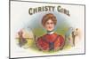 Christy Girl-Art Of The Cigar-Mounted Giclee Print