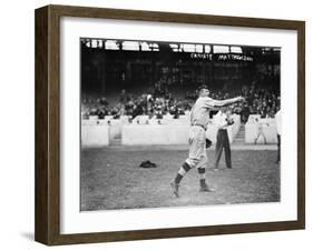 Christy Mathewson, New York Giants, Baseball Photo No.3 - New York, NY-Lantern Press-Framed Art Print