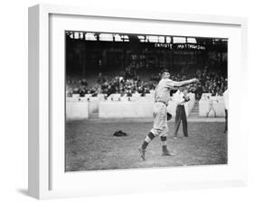 Christy Mathewson, New York Giants, Baseball Photo No.3 - New York, NY-Lantern Press-Framed Art Print