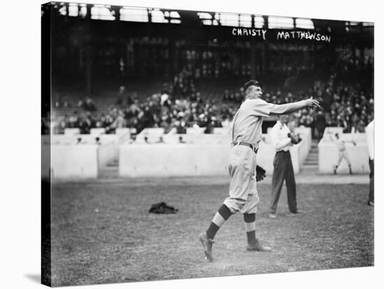 Christy Mathewson, New York Giants, Baseball Photo No.3 - New York, NY-Lantern Press-Stretched Canvas