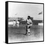 Christy Mathewson, NY Giants, Baseball Photo No.5 - New York, NY-Lantern Press-Framed Stretched Canvas