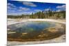 Chromatic Pool and Surrounds on a Clear Day, Upper Geyser Basin, Yellowstone National Park-Eleanor Scriven-Mounted Photographic Print