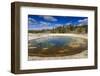 Chromatic Pool and Surrounds on a Clear Day, Upper Geyser Basin, Yellowstone National Park-Eleanor Scriven-Framed Photographic Print