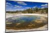 Chromatic Pool and Surrounds on a Clear Day, Upper Geyser Basin, Yellowstone National Park-Eleanor Scriven-Mounted Photographic Print