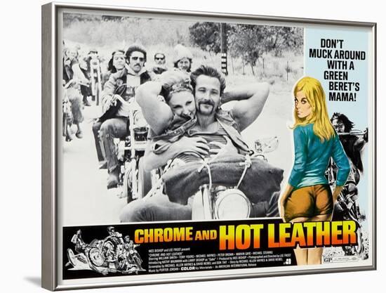 Chrome And Hot Leather, Kathrine Baumann, 1971-null-Framed Art Print