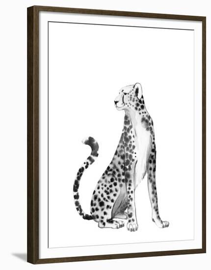 Chrome Cheetah II-Grace Popp-Framed Art Print