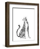 Chrome Cheetah II-Grace Popp-Framed Art Print