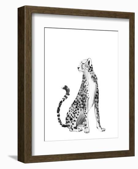 Chrome Cheetah II-Grace Popp-Framed Art Print