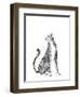 Chrome Cheetah II-Grace Popp-Framed Art Print