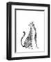 Chrome Cheetah II-Grace Popp-Framed Art Print