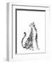 Chrome Cheetah II-Grace Popp-Framed Art Print