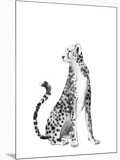 Chrome Cheetah II-Grace Popp-Mounted Art Print