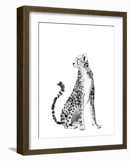 Chrome Cheetah II-Grace Popp-Framed Art Print