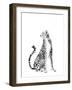 Chrome Cheetah II-Grace Popp-Framed Art Print