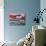 Chrome Lights on Red Car-null-Mounted Photographic Print displayed on a wall