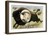 Chromolithographic print of a herd of buffalo running with a portrait of Buffalo Bill Cody.-Vernon Lewis Gallery-Framed Art Print