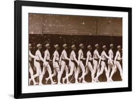 Chromophotograph of a Walking Soldier, 1886-Edward S. Curtis-Framed Giclee Print