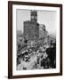 Chronicle Building Clock Tower Dominates Market Street-null-Framed Photographic Print