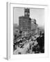 Chronicle Building Clock Tower Dominates Market Street-null-Framed Photographic Print