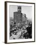 Chronicle Building Clock Tower Dominates Market Street-null-Framed Photographic Print