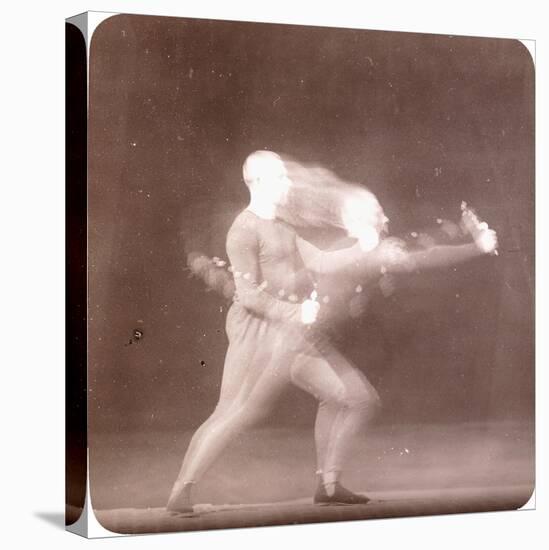 Chronophotograph of Movements of a Boxer, C.1890-Etienne Jules Marey-Stretched Canvas