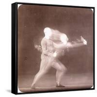 Chronophotograph of Movements of a Boxer, C.1890-Etienne Jules Marey-Framed Stretched Canvas