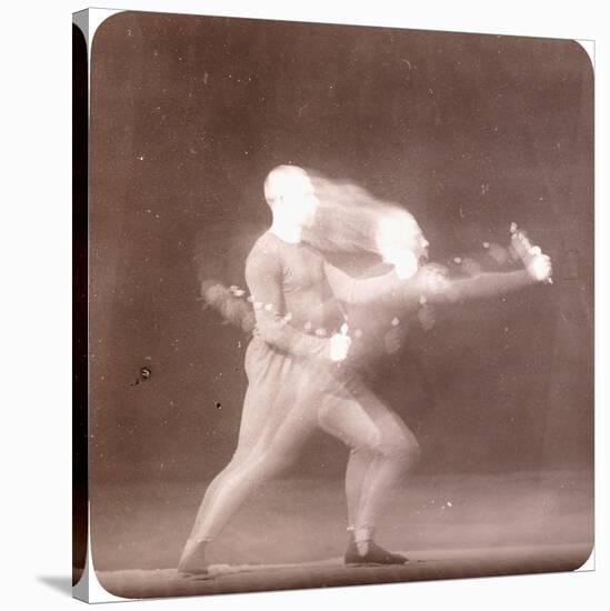 Chronophotograph of Movements of a Boxer, C.1890-Etienne Jules Marey-Stretched Canvas