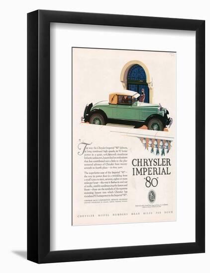 Chrylser Imperial 80-null-Framed Art Print