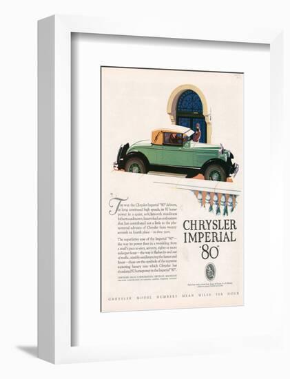 Chrylser Imperial 80-null-Framed Art Print