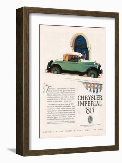 Chrylser Imperial 80-null-Framed Art Print