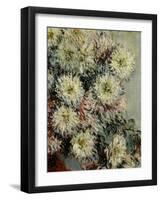 Chrysanthèmes, Chrysanthemums, 1878, Detail-Claude Monet-Framed Giclee Print