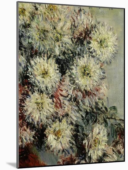 Chrysanthèmes, Chrysanthemums, 1878, Detail-Claude Monet-Mounted Giclee Print