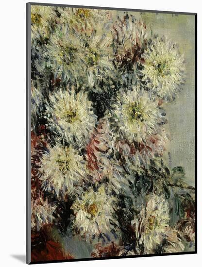 Chrysanthèmes, Chrysanthemums, 1878, Detail-Claude Monet-Mounted Giclee Print