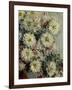 Chrysanthèmes, Chrysanthemums, 1878, Detail-Claude Monet-Framed Giclee Print