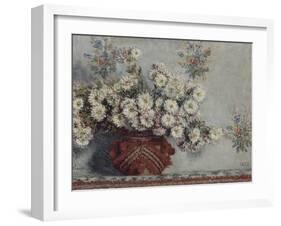 Chrysanthèmes-Claude Monet-Framed Giclee Print