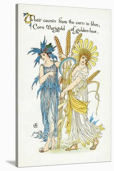 Chrysanthemum Segetum-Walter Crane-Stretched Canvas