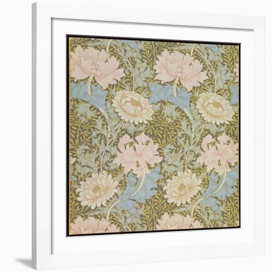 Chrysanthemum' Wallpaper, 1876-William Morris-Framed Giclee Print