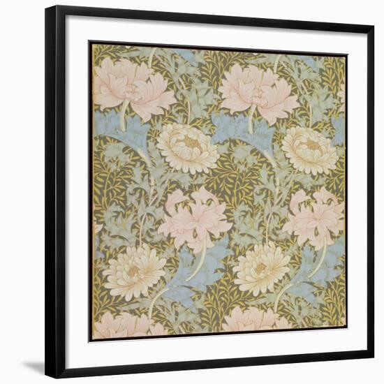 Chrysanthemum' Wallpaper, 1876-William Morris-Framed Giclee Print