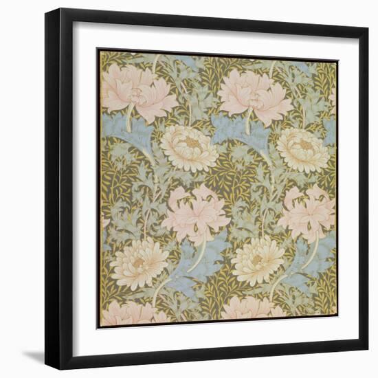 Chrysanthemum' Wallpaper, 1876-William Morris-Framed Premium Giclee Print