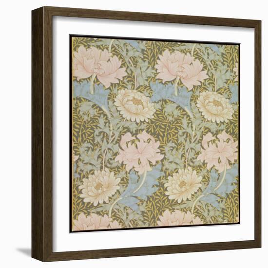 Chrysanthemum' Wallpaper, 1876-William Morris-Framed Giclee Print