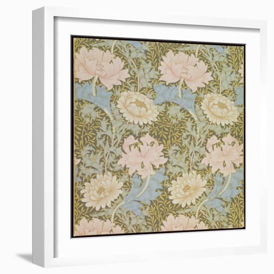 Chrysanthemum' Wallpaper, 1876-William Morris-Framed Giclee Print