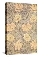 "Chrysanthemum" Wallpaper Design, 1876-William Morris-Stretched Canvas
