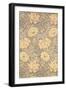 "Chrysanthemum" Wallpaper Design, 1876-William Morris-Framed Giclee Print