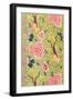 Chrysanthemum Wallpaper Pattern-null-Framed Art Print