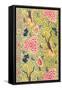 Chrysanthemum Wallpaper Pattern-null-Framed Stretched Canvas