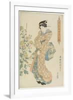 Chrysanthemums, 1830-1844-Utagawa Kunisada-Framed Giclee Print
