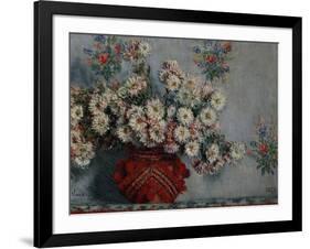 Chrysanthemums, 1878-Claude Monet-Framed Giclee Print