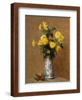 Chrysanthemums, 1879-Henri Fantin-Latour-Framed Giclee Print