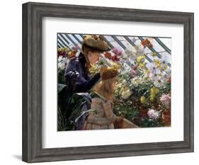 Chrysanthemums, 1890-Charles Courtney Curran-Framed Giclee Print