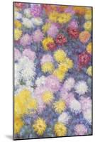 Chrysanthemums, 1897-Claude Monet-Mounted Giclee Print